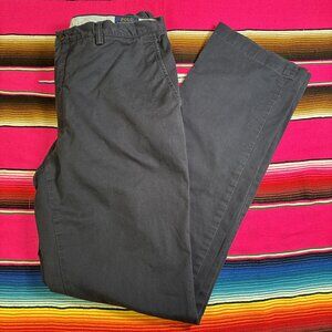Polo Ralph Lauren Pants Men 38x38 Navy Stretch Classic Fit Chino‎ 38T Tall
